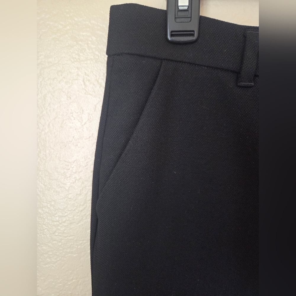 White House Black Market Black Straight-Leg Trousers - Picture 4 of 11